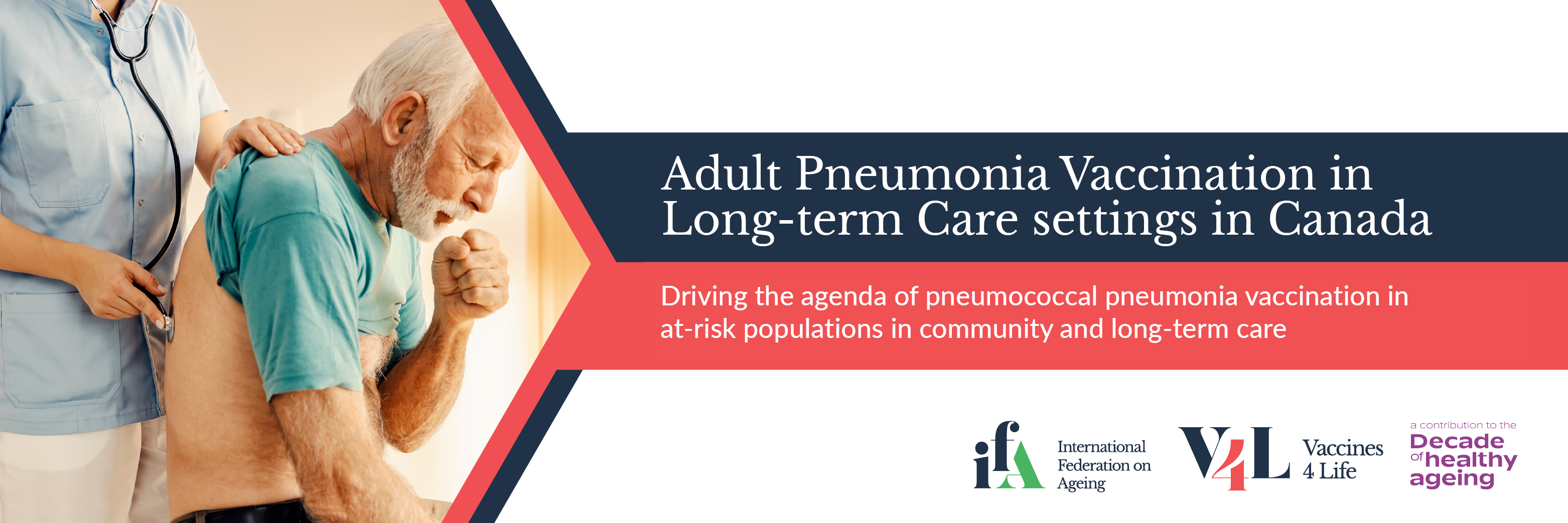1 Pneumonia Vaccination in LTC settings in Canada Banner